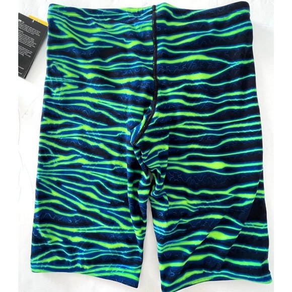 TYR Durafast Elite VOLTAGE Allover Jammer Men Swim - Blue Green Size 32 - $55 - Picture 2 of 7